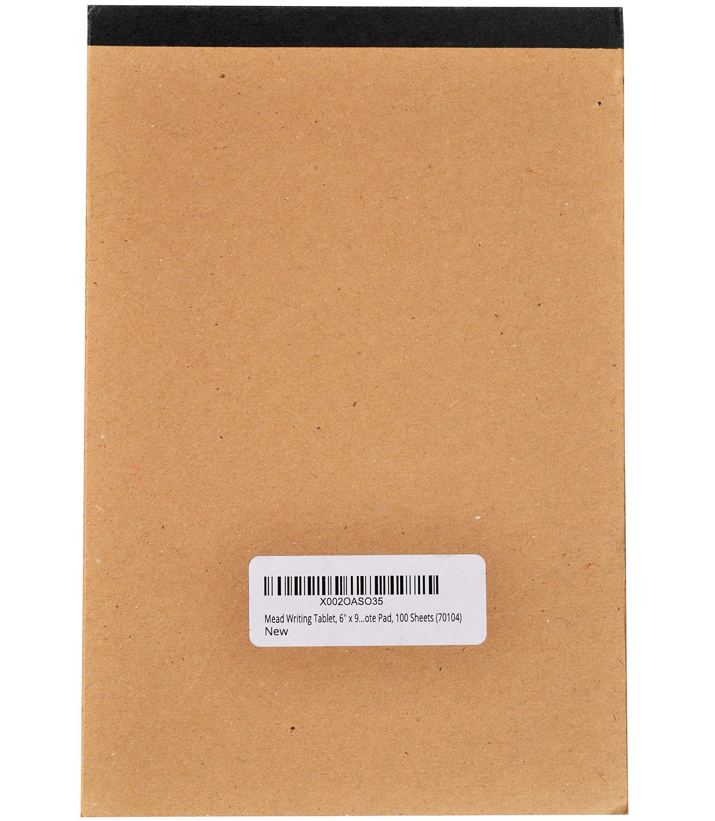 Mead Writing Tablet, 6″ x 9″ Paper Pad, Plain Note 100 1 Pack, White