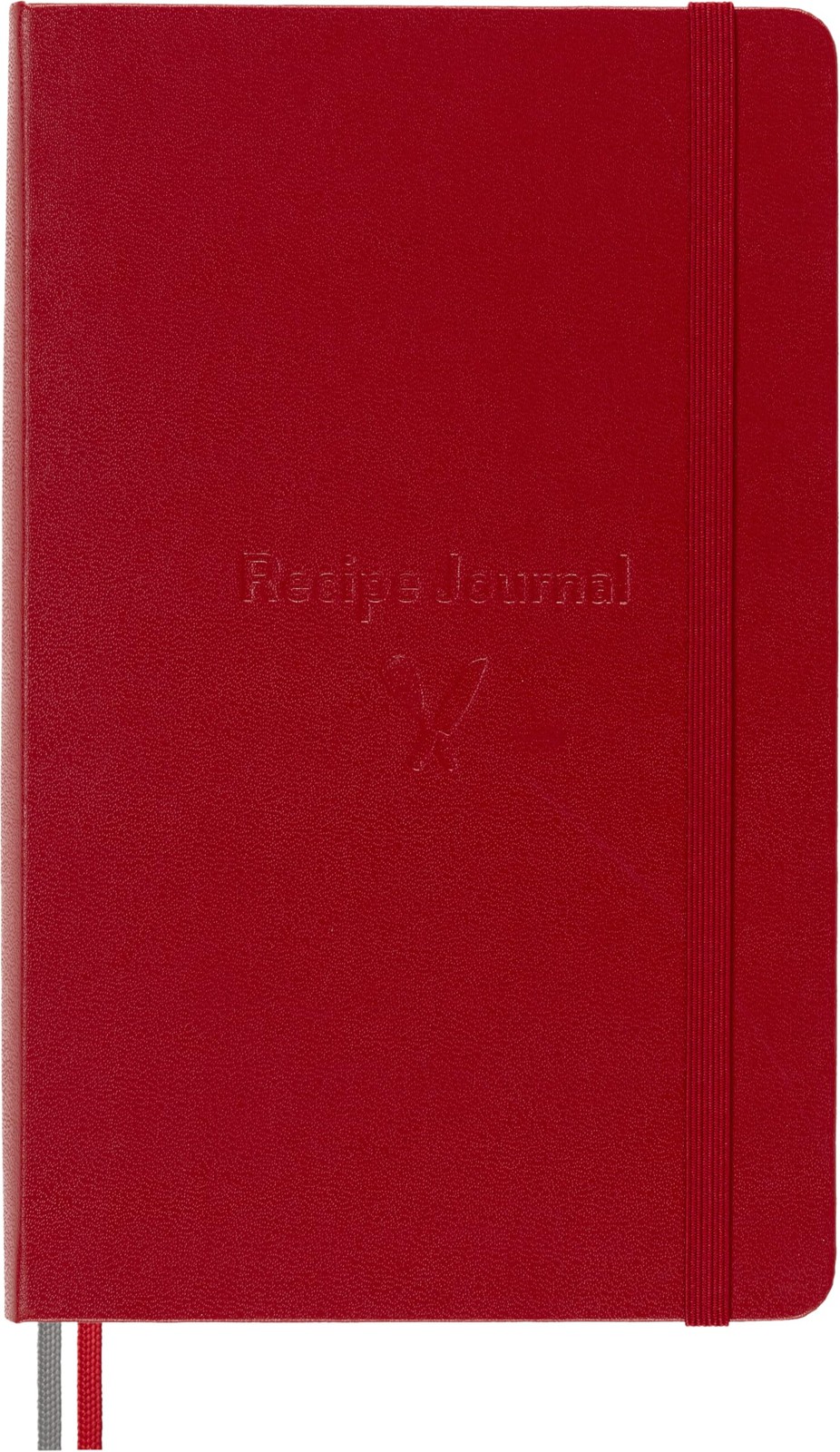 Moleskine Passion Journal, Recipe, Hard Cover, Large (5″ x 8.25″) Scarlet Red