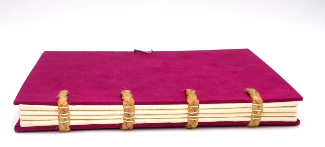 Papyrus Handmade Nepal Lokta Paper Journal Notebook NEW Boxed Gift