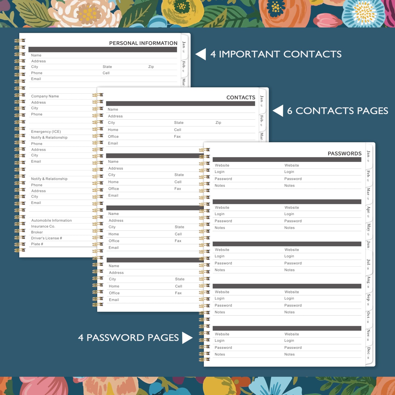 2026-2028 Monthly Planner – Planner, Jul. 2026 11 inches x 9