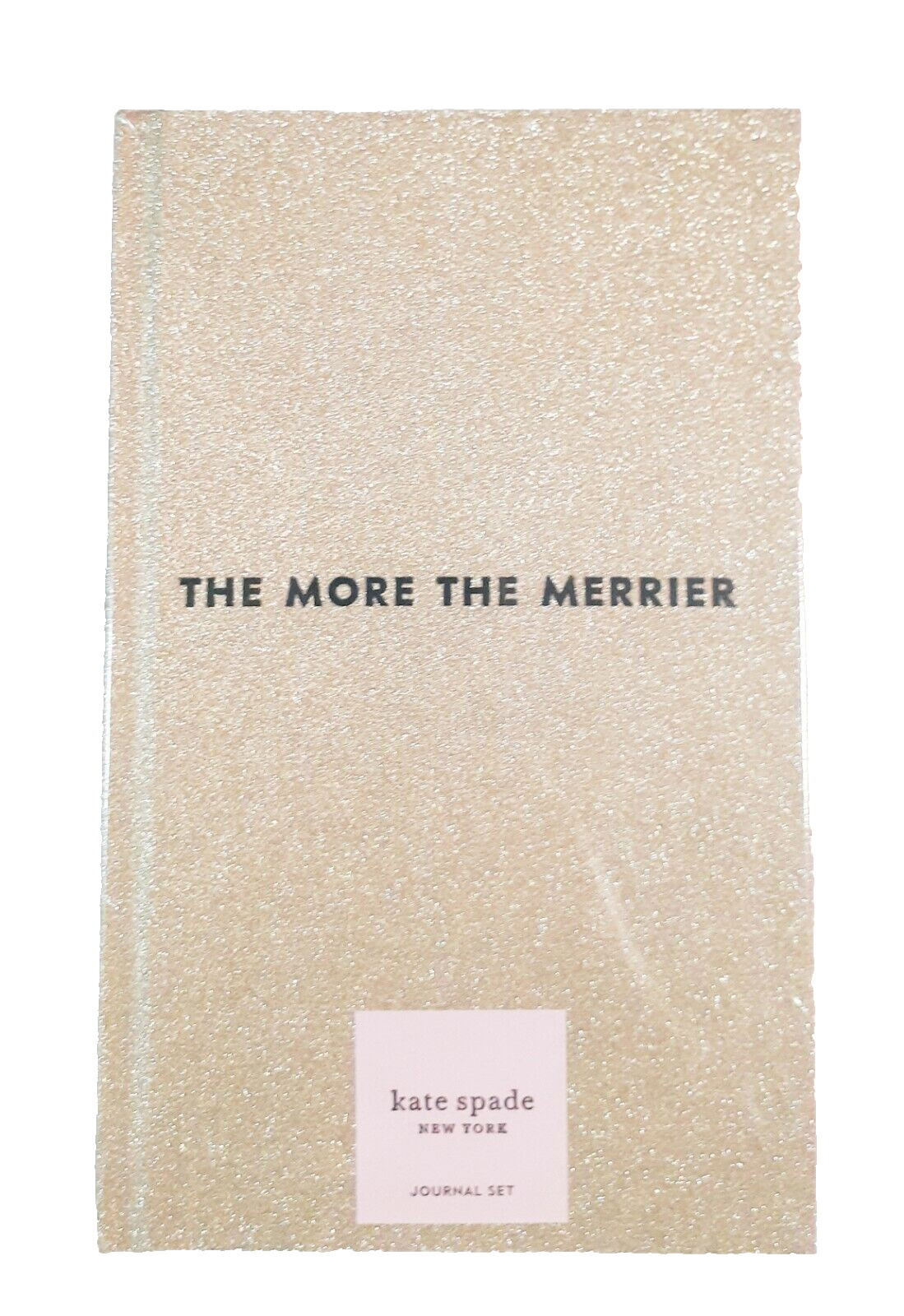 Kate Spade Tis The Season Journal Gift Set of Two Hunter Green Gold Glitter NWT