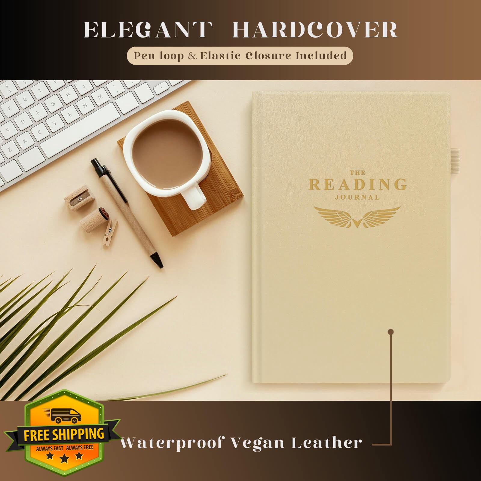 SIMVIA Reading Journal Beige