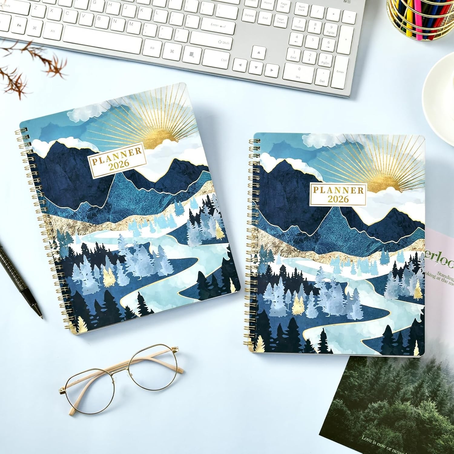 2025 Planner – 2025 Weekly Planner Spiral Bound, Weekly & Monthly Planner with