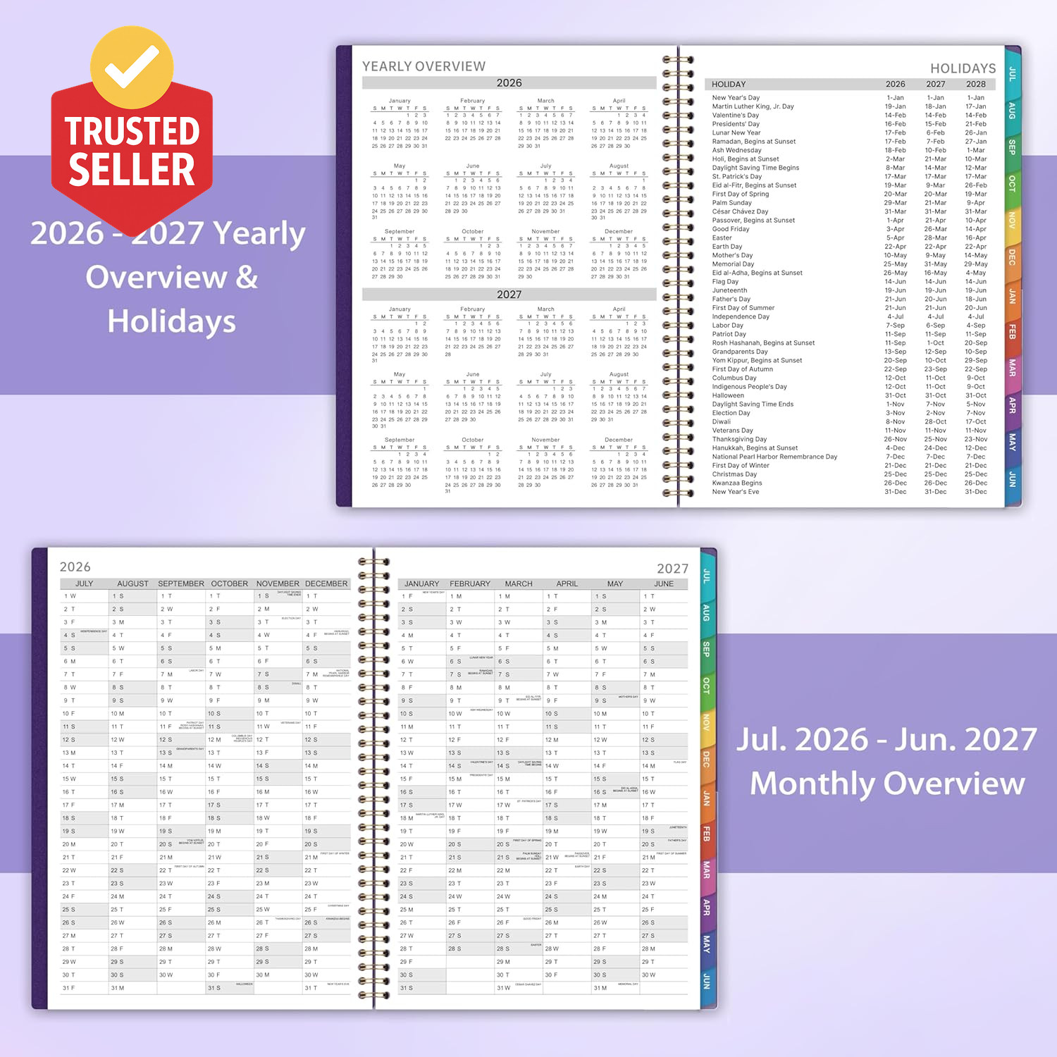 2026-2027 Appointment Book/Planner – 8.2″ X 11″, Daily Planner from Jul. 2026 –