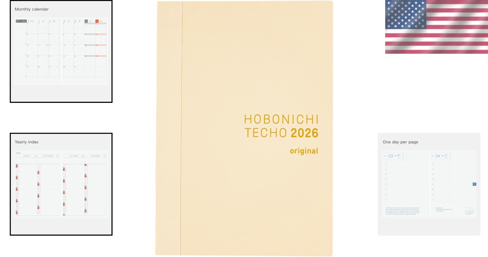 Compact A6 Planner 2026 English Edition