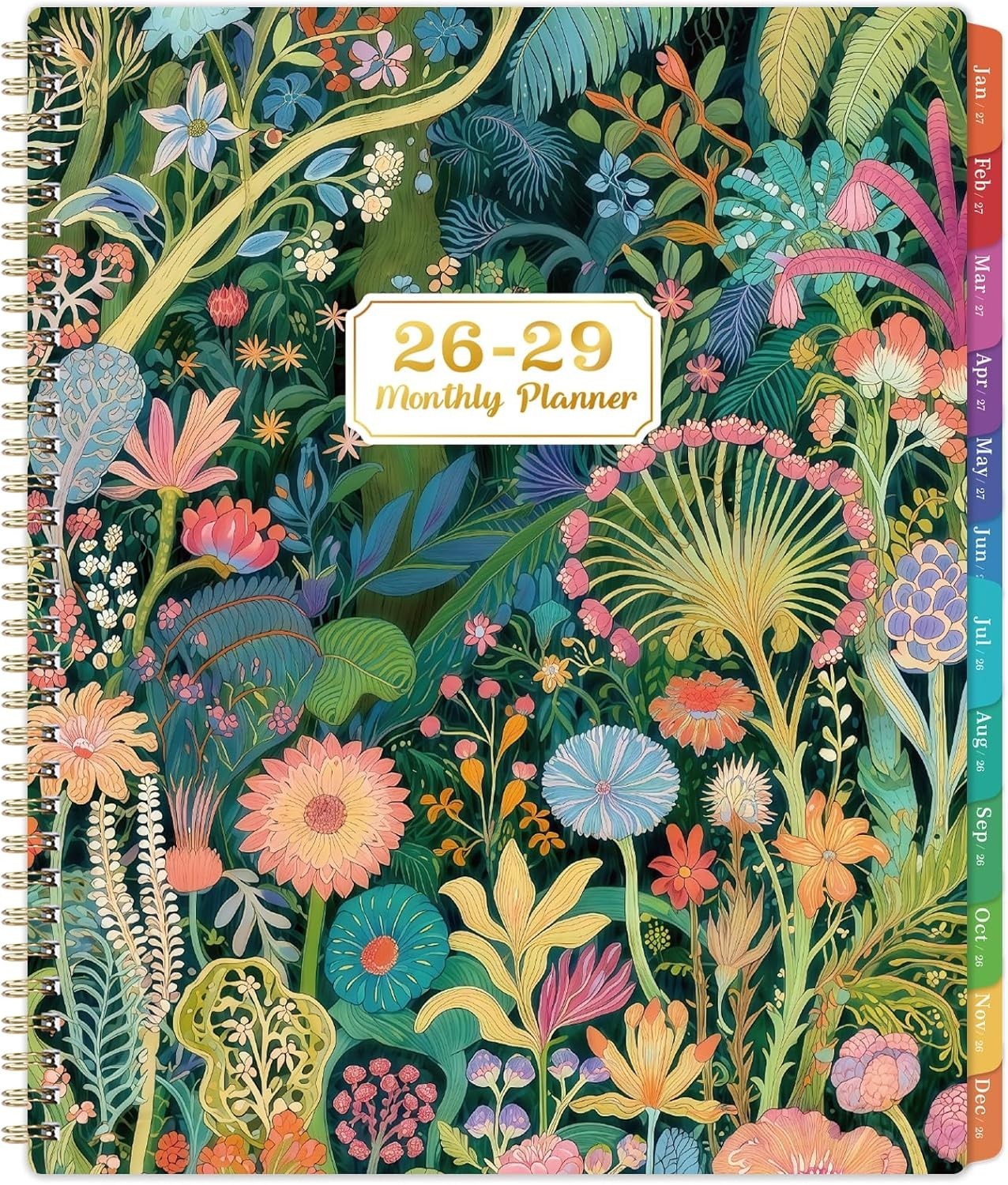 2026-2029 Monthly Planner – 3 Year Planner 2026-2029, Jul. 2026 – Jun. 2029, 9″