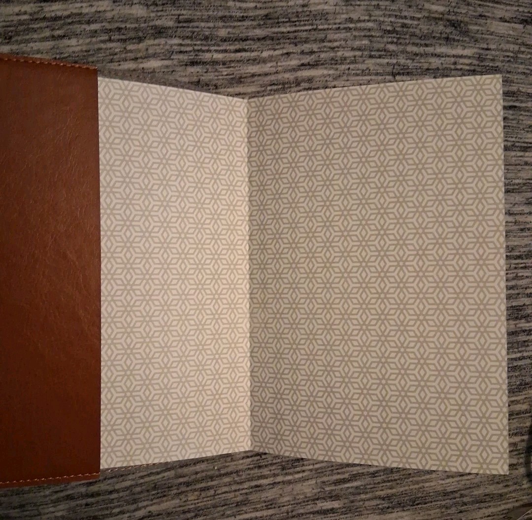 Eccolo Brown Journal 5.5×8 Vegan Leather Cover Ruled Acid Free Pages