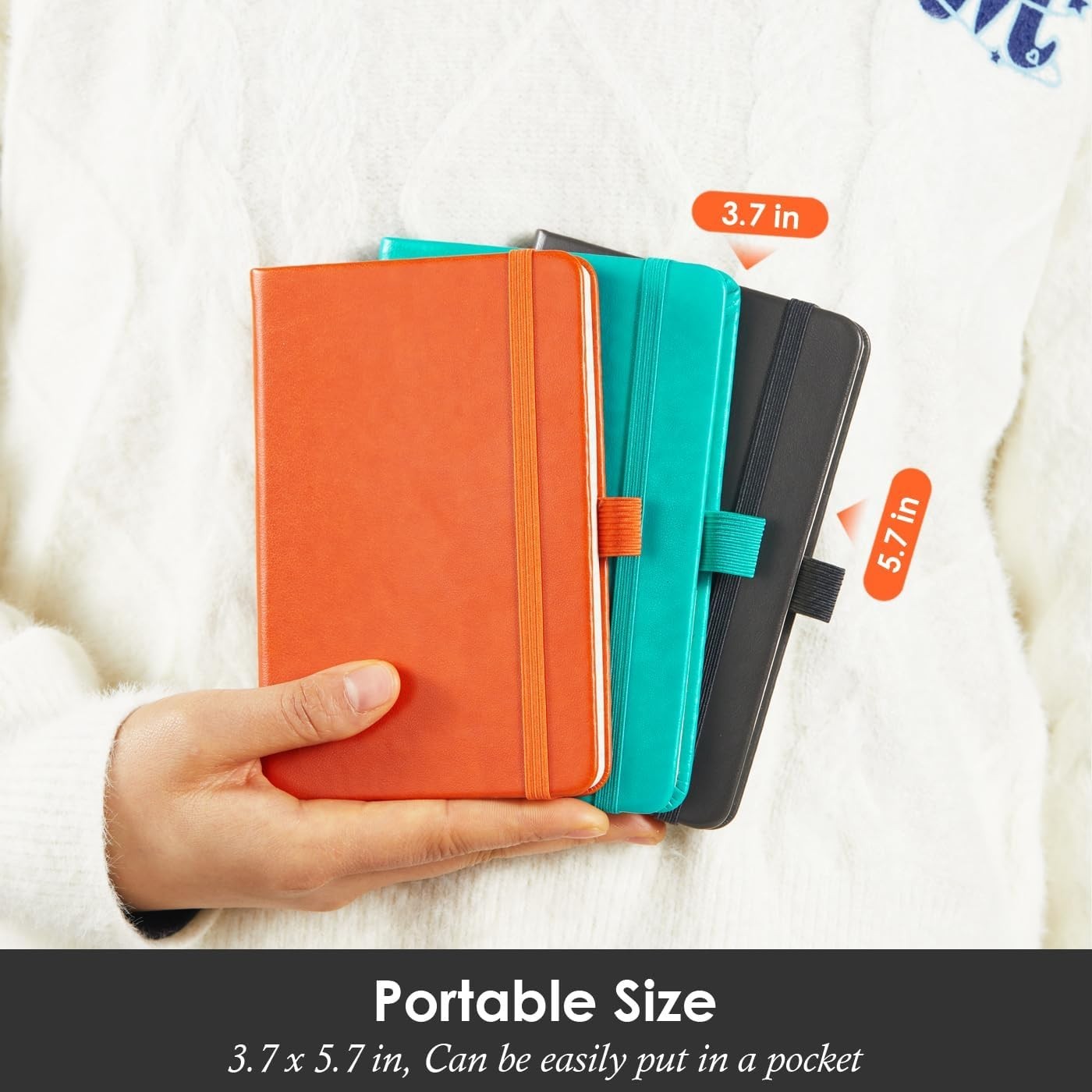Travel-Friendly Mini Journals – 3-Pack Perfect for Lists, Notes & Mood Tracking