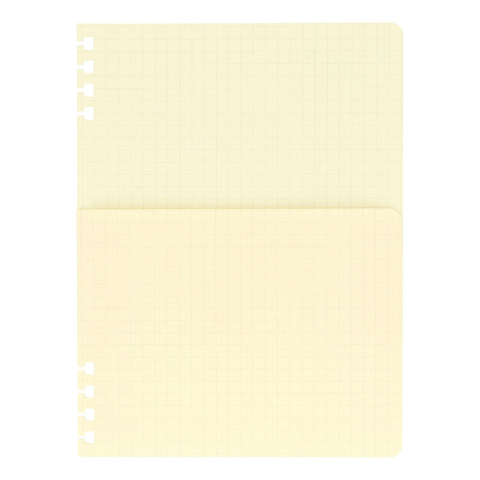 Delfonics Rollbahn Flexible Travel Pocket Memo Refills: 5-1/2 in. x 7 in. Cream