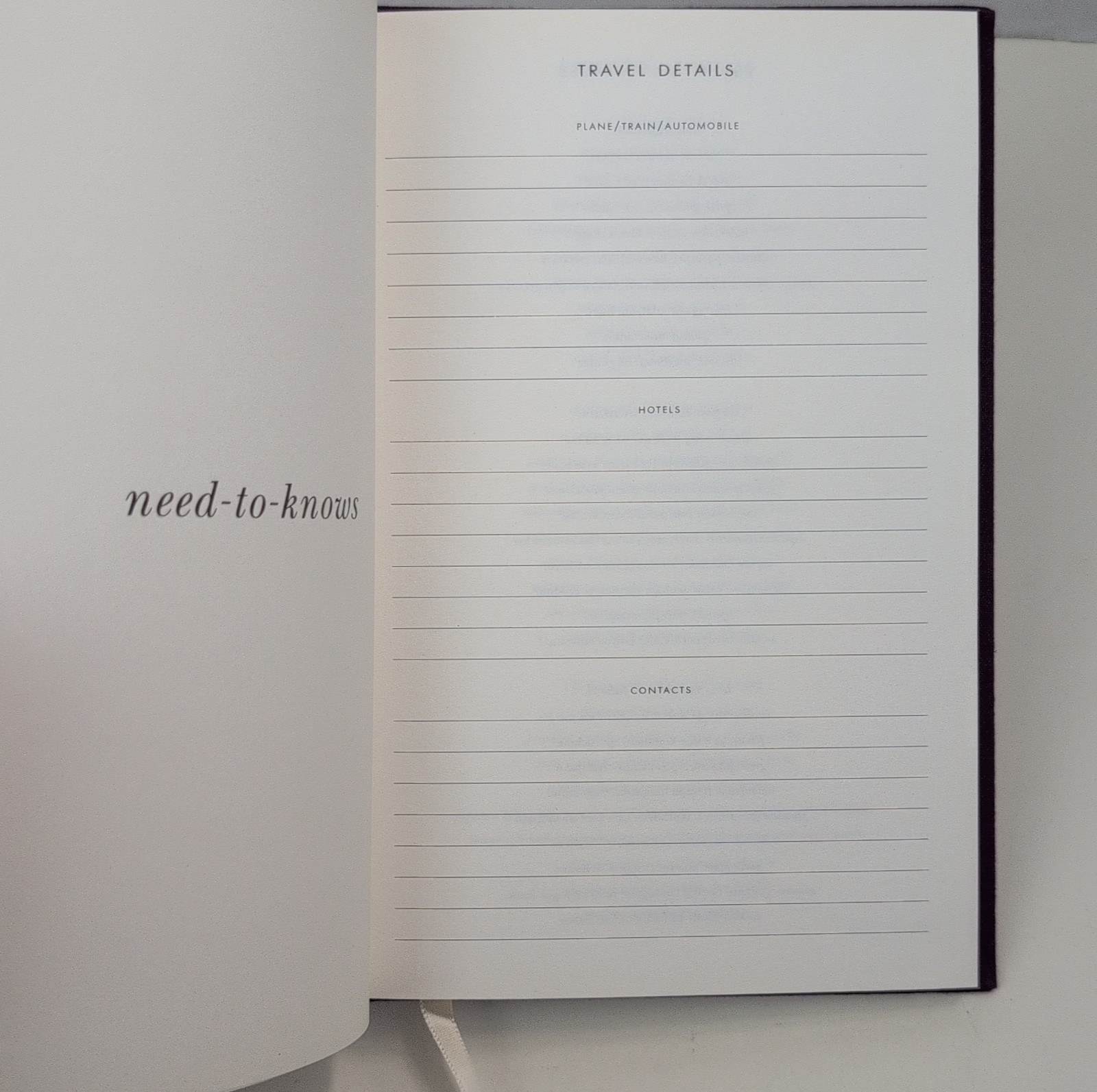 Kate Spade New York Bon Voyage Travel Journal Purple Hardcover Notebook Open Box
