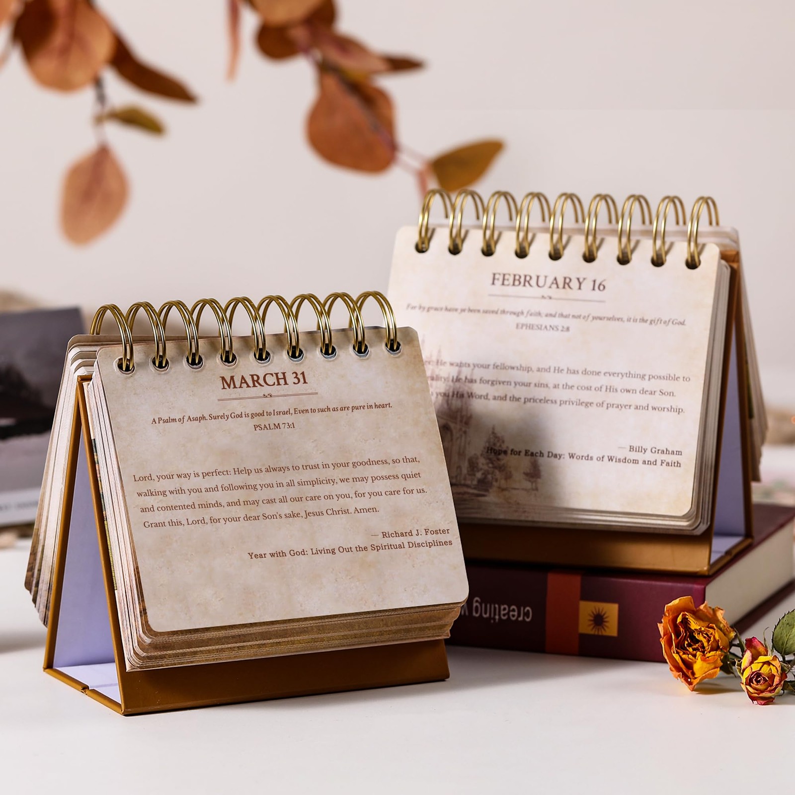 Desk Calendar – Christian Gifts/Religious Gifts for Women, Bible Gifts, 4.8″…