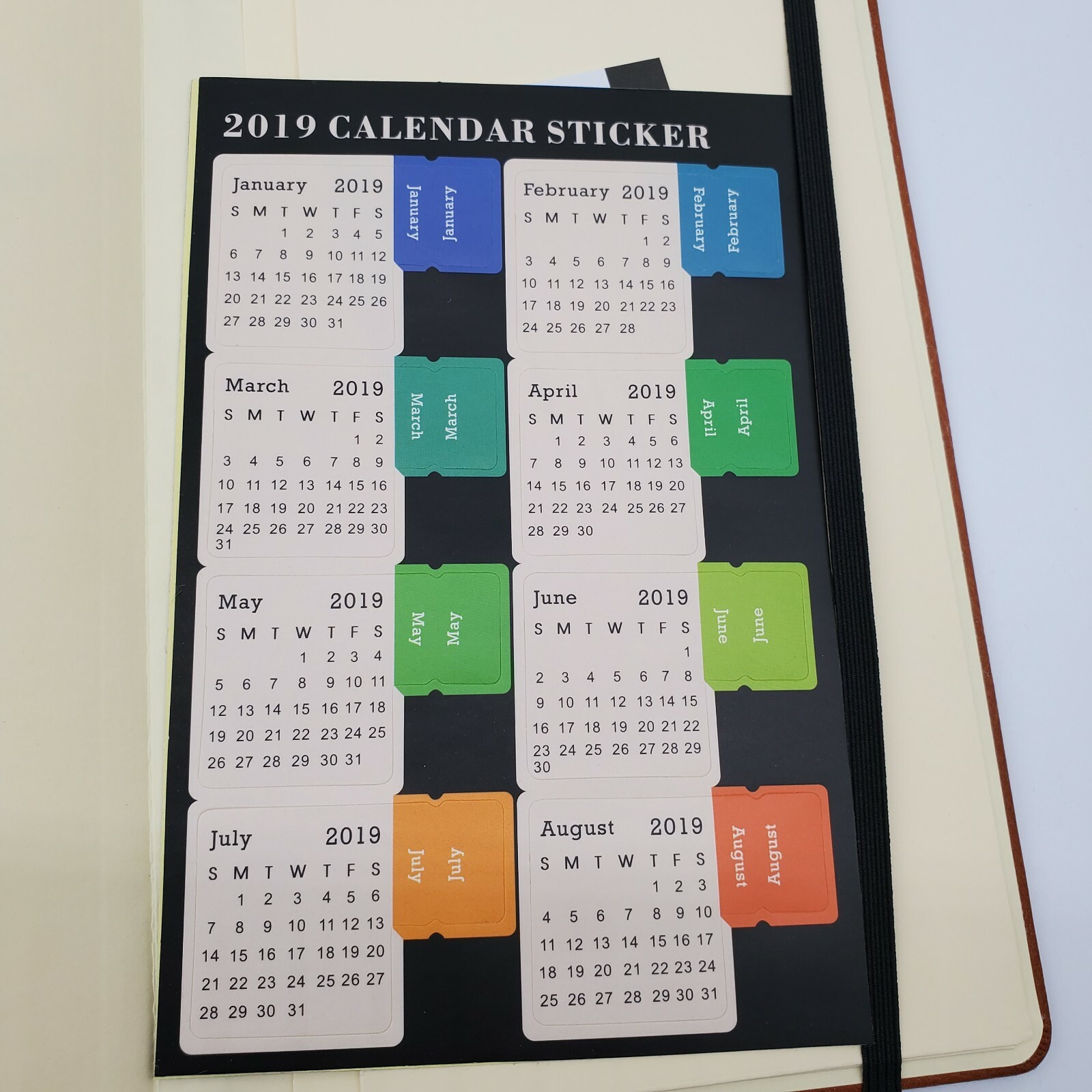 Lemome Planner 2019-2020 with Pen Holder – Faux Leather – Great for Crafting!
