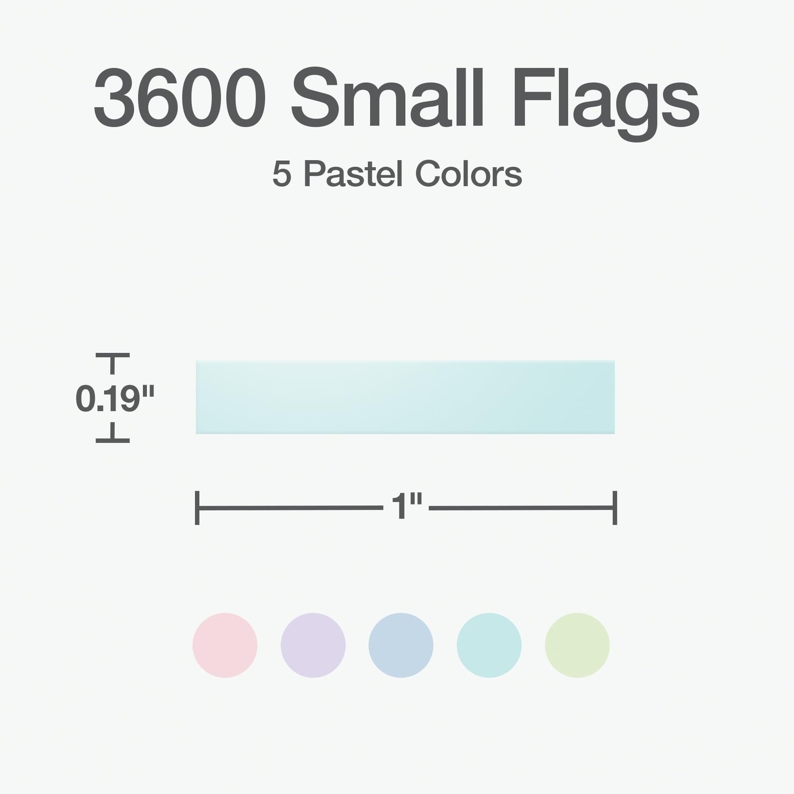 Redi-Tag Small Pastel Flags, Adhesive Flags for Journals and Calendars, Schoo…
