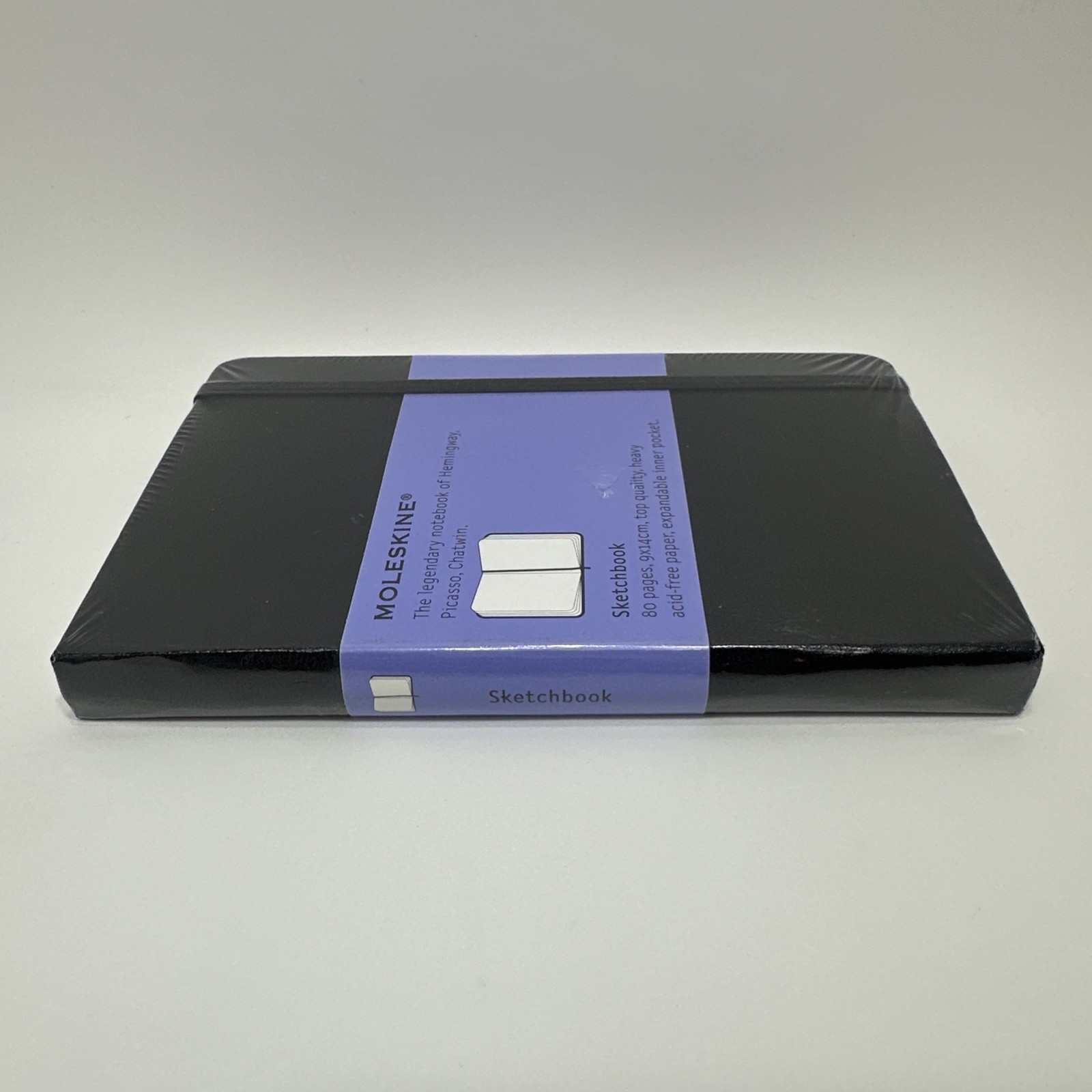 Moleskine Classic Plain Sketch Notebook Cover 3×5 Black Journal Diary 192pg