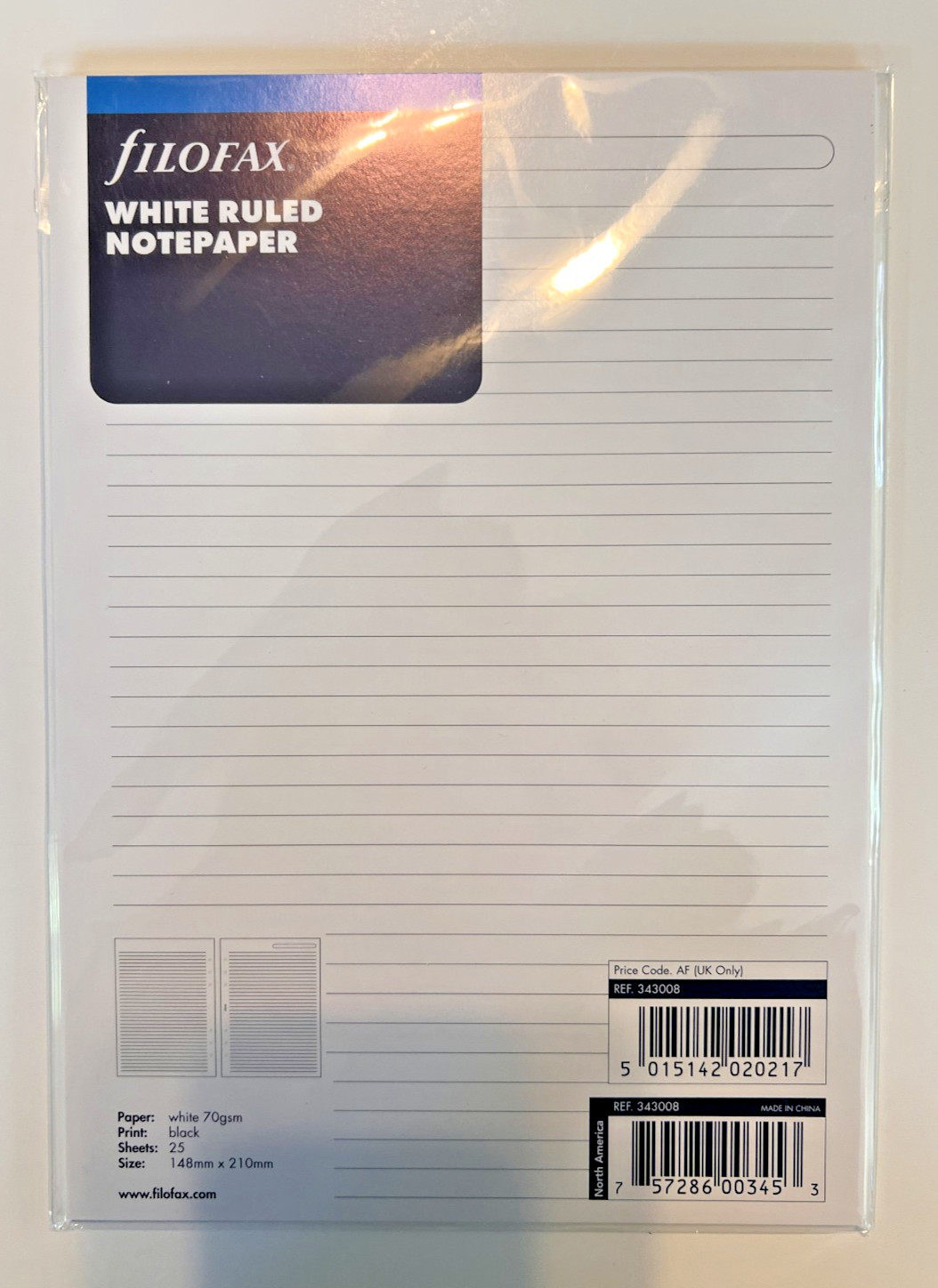 Filofax A5 paper lot White ruled lined, coloured ruled lined, and various