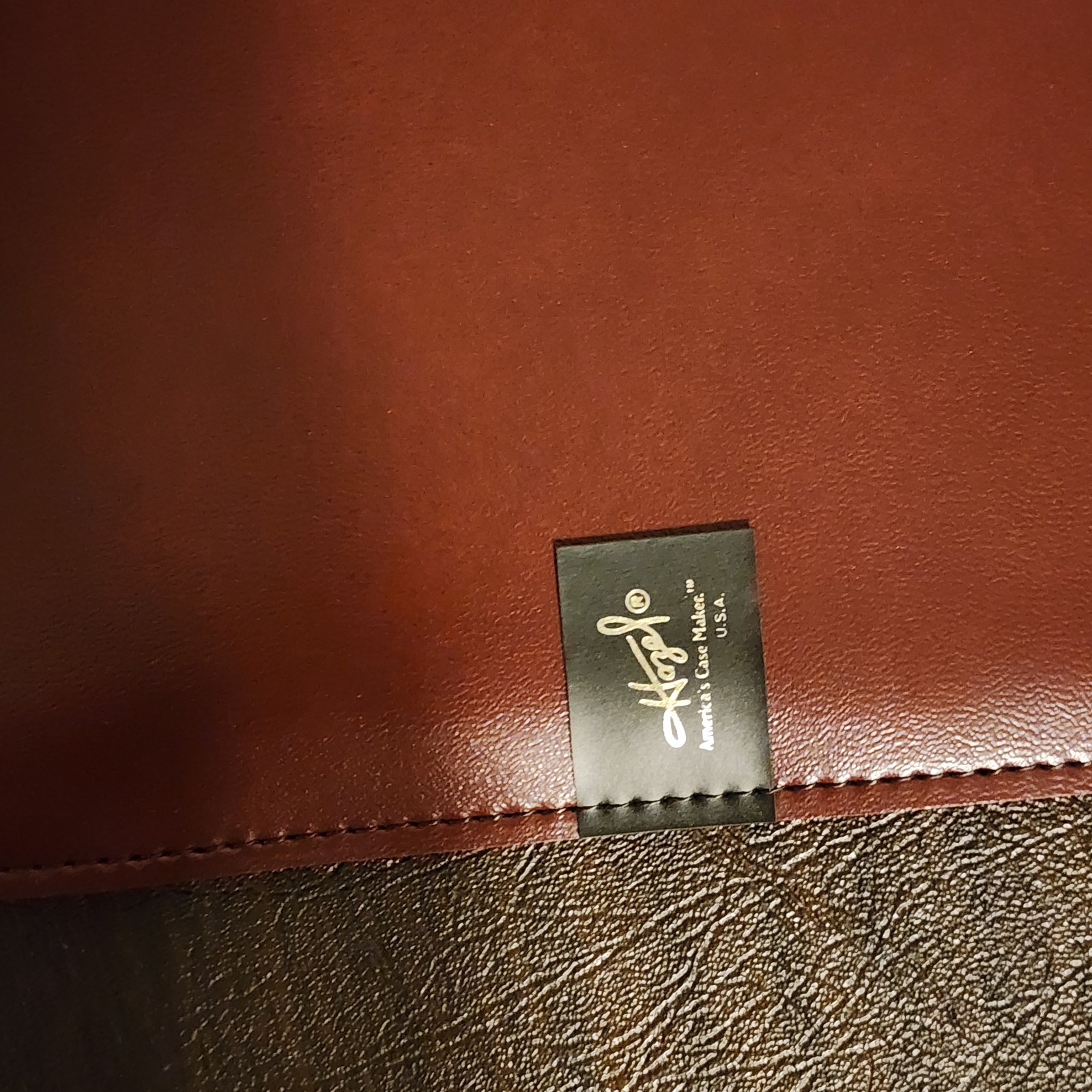 Vintage Hazel USA 14″ X 10″ Leather Document Portfolio Notepad Padfolio Folder