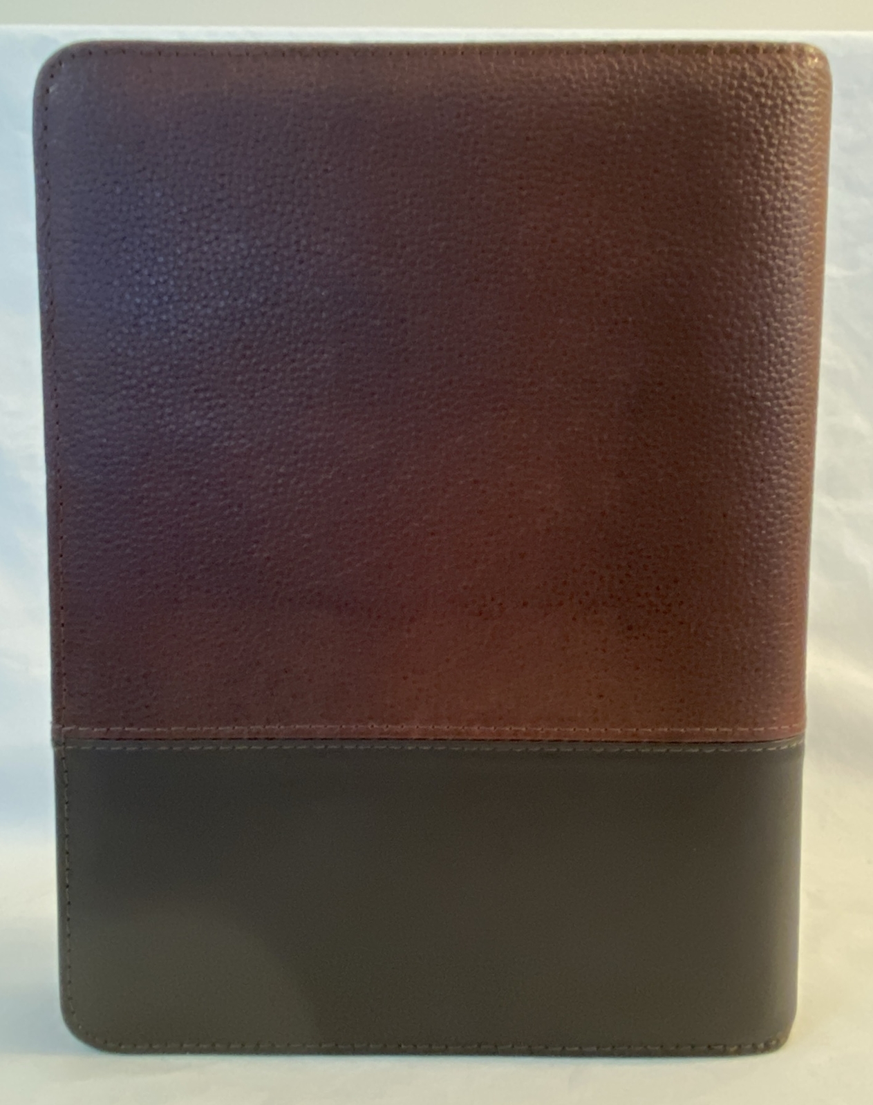 Franklin Covey LOGAN LEATHER OPEN BINDER 8.5”x 11” Chocolate Espresso NO BOX NEW
