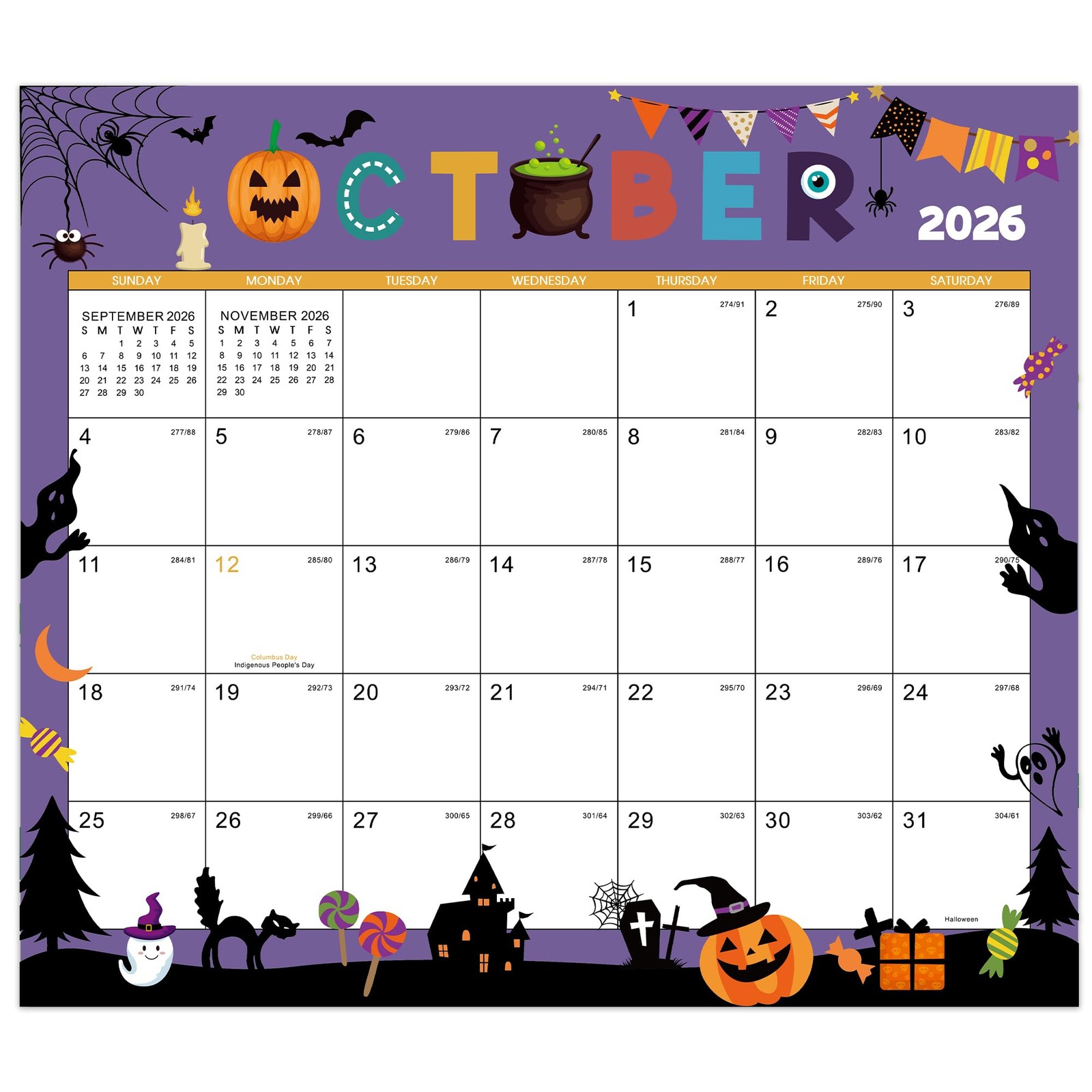 2026 Magnetic Calendar for Fridge, 13″ × 11.2″, 2026 Calendar,…