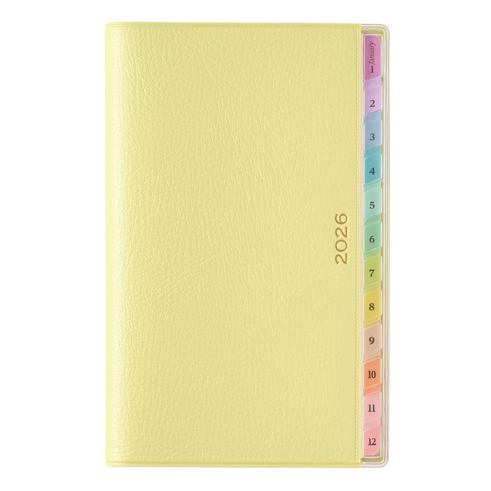 NOLTY Pagem Planner 2026 Weekly Grid Memo Pad, Lime Green, 2193