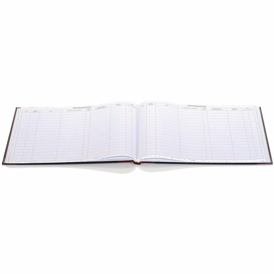 Acco S491 Visitor Register Book 208 Sheets Black 9.5×12.25