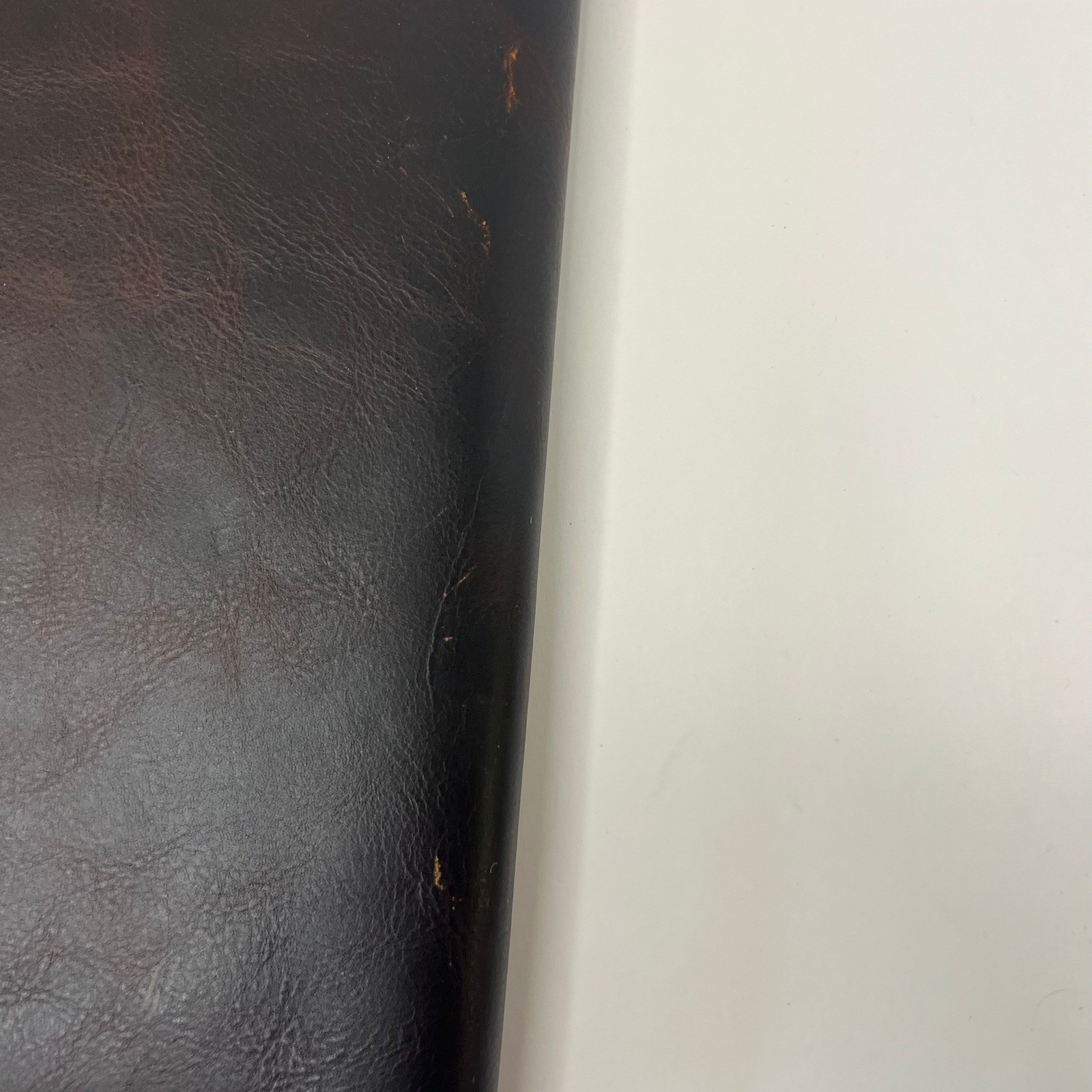 Franklin Covey Ellis Leather Open Cover 82731 Marbled Brown 8.5 x 11″ NWOT