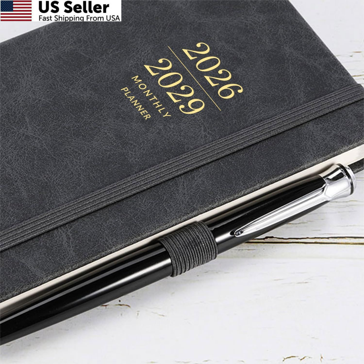 2026-2029 Monthly Planner/Calendar – 3 Year Planner with 3.8″ x 6.3″, Grey