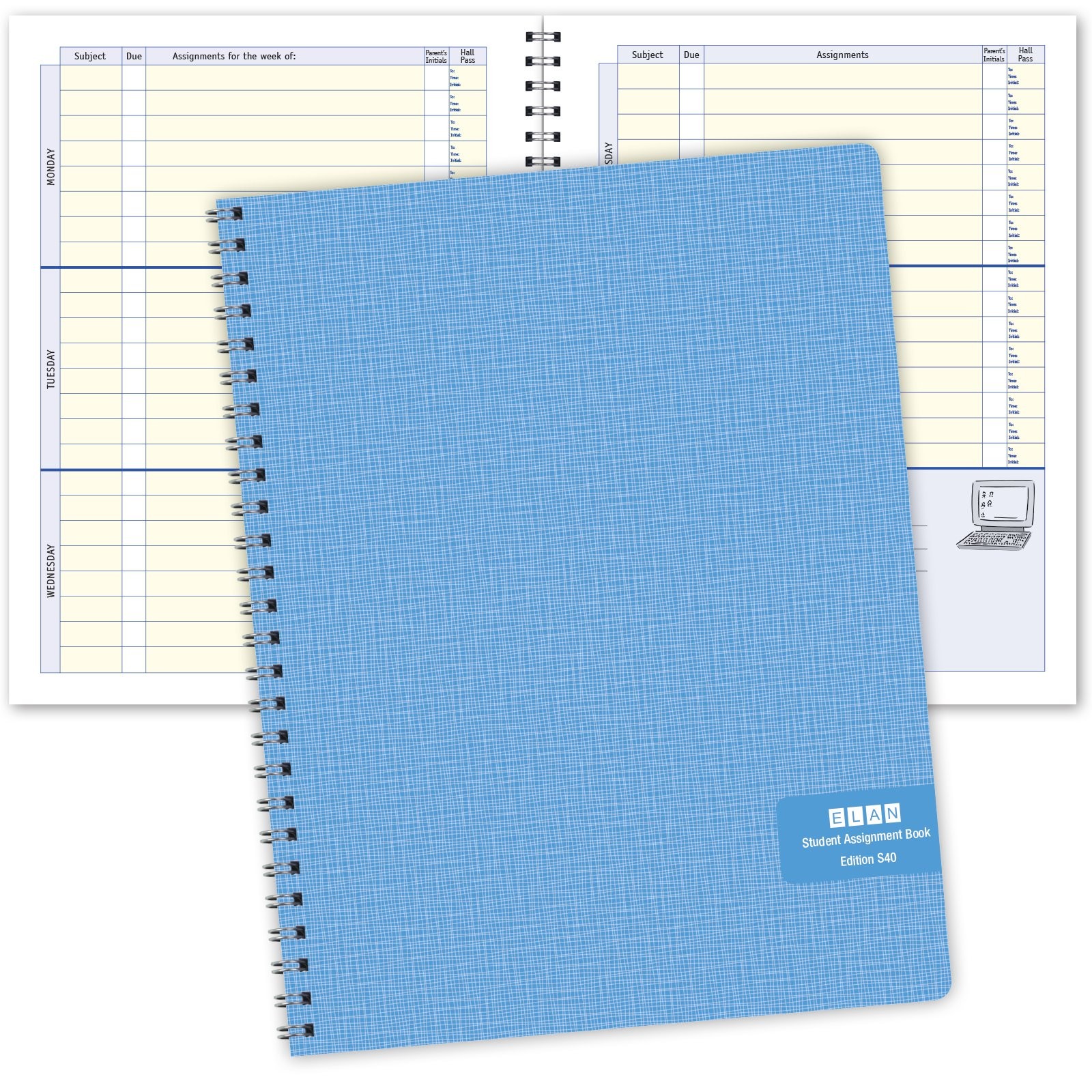 Undated Student Assignment Book (S40) 1 Unit