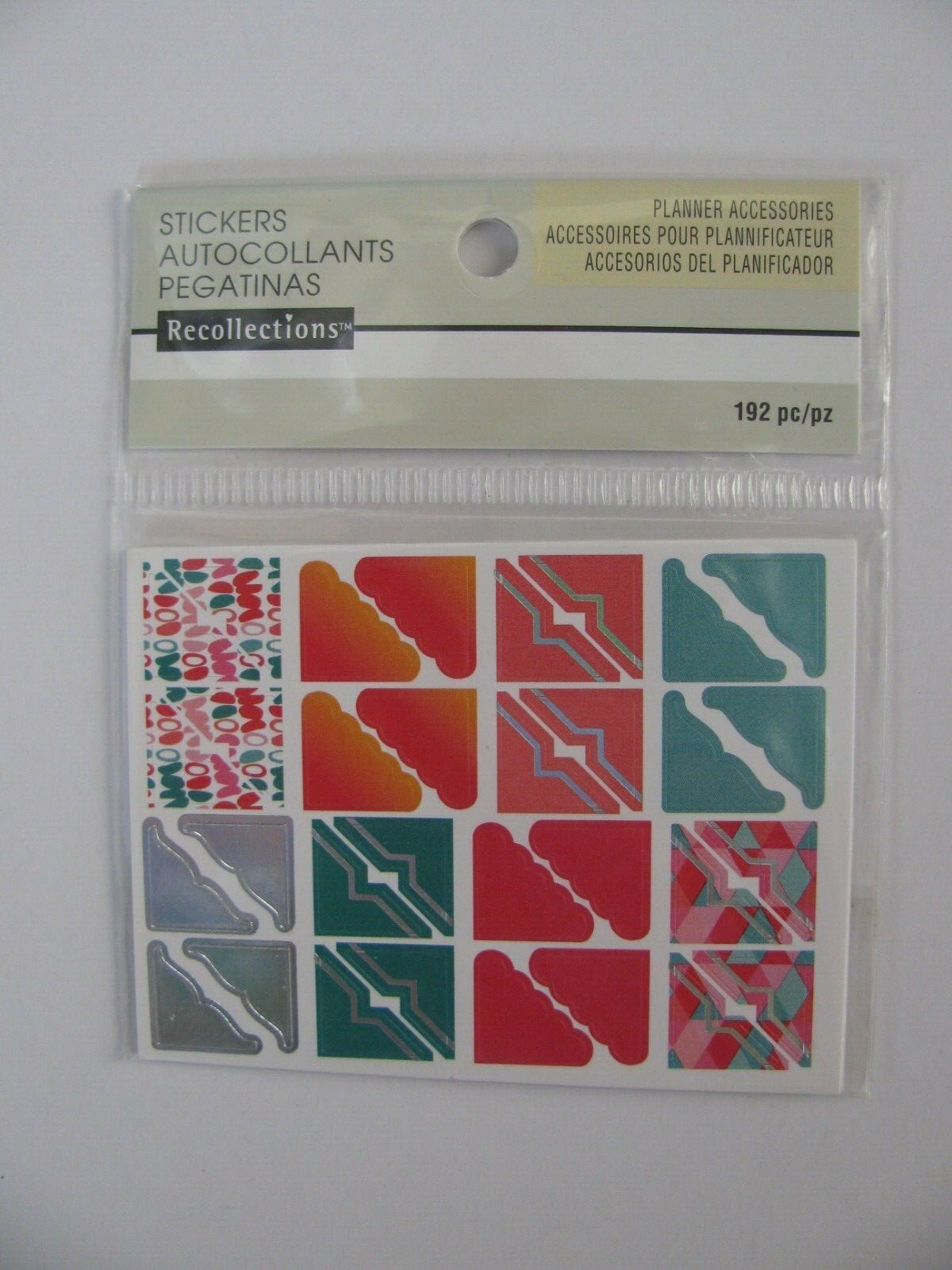 Recollections Planner Accessories Stickers 192 Pieces NIP a