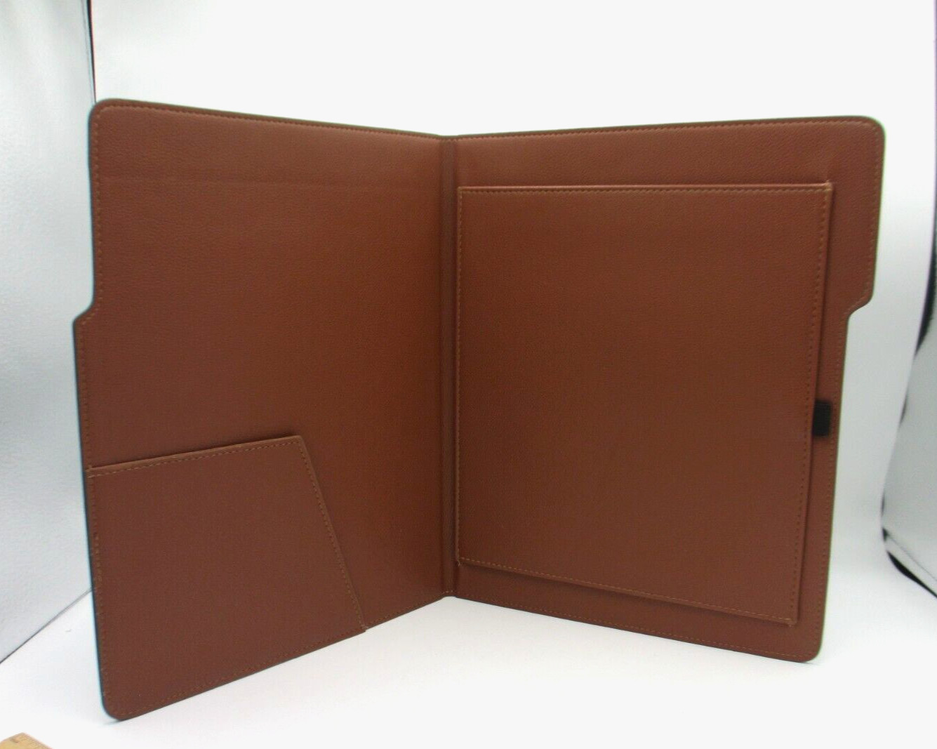 Portfolio Leather Holds 8×10 Pad NEW BROWN