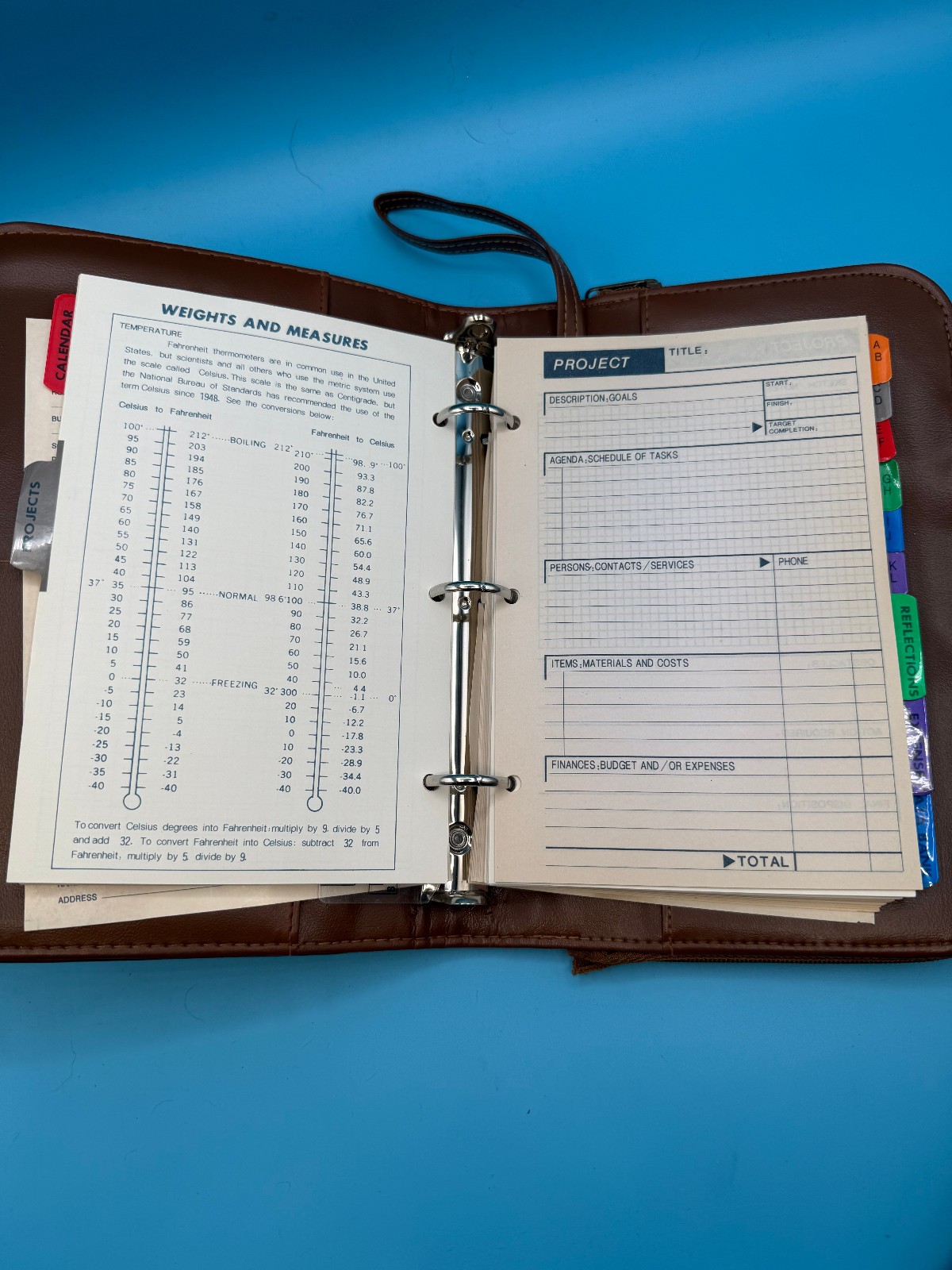 RARE AMD Ring Bound Personal Planner Vintage ’97, ’98, 99′