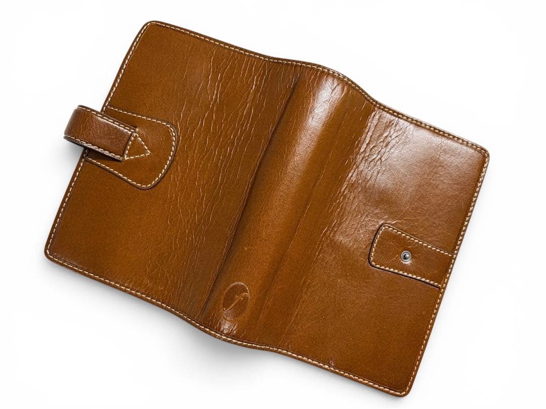 Marden FILOFAX System Planner, Bible Size brown leather Authentic rare solid