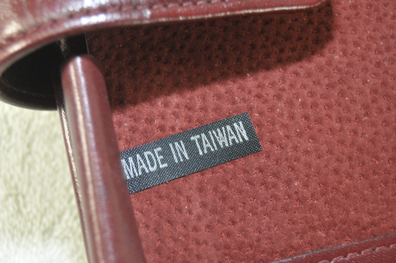 Harper House Genuine Leather 3-Ring Planner Binder Burgundy