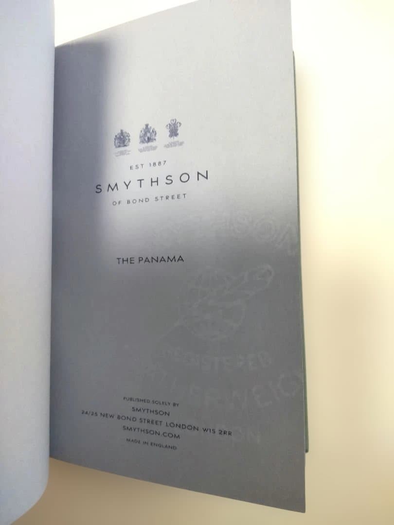 SMYTHSON Panama Inspirations And Ideas Pocket Notebook [NM] Limited From JAPAN