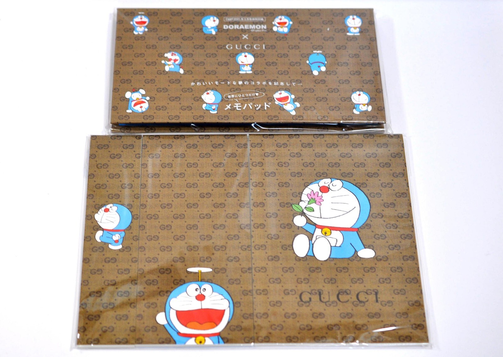 GUCCI x Doraemon collaboration memo pad special letter paper set 4 pieces Japan