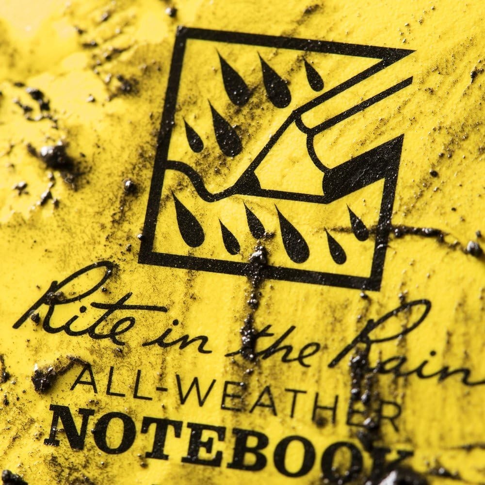 Polydura Cover Weatherproof Notebook, 3 Pack