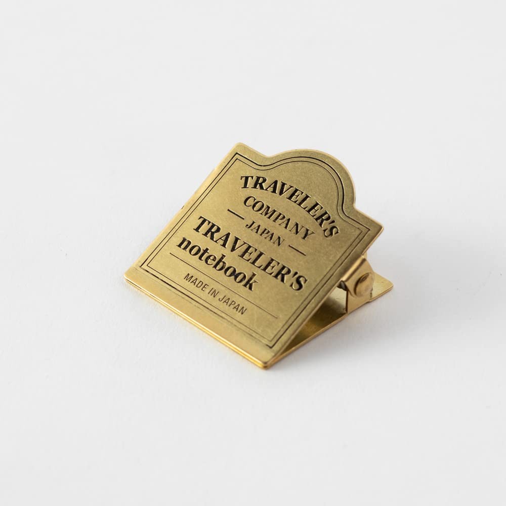 Traveler’s Note Brass Clip TRC Logo Pattern 43089006