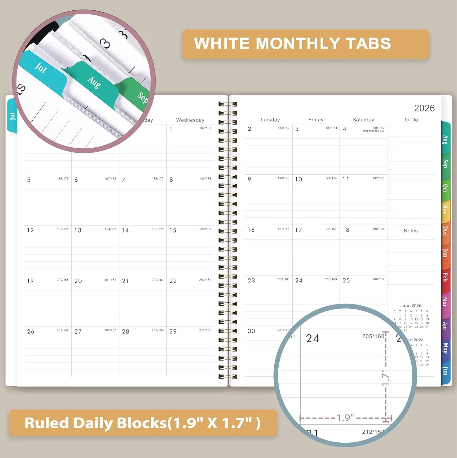 Weekly and Monthly Planner 2026-2027, July 2026-June 2027, 8.5” x 11” | Academ