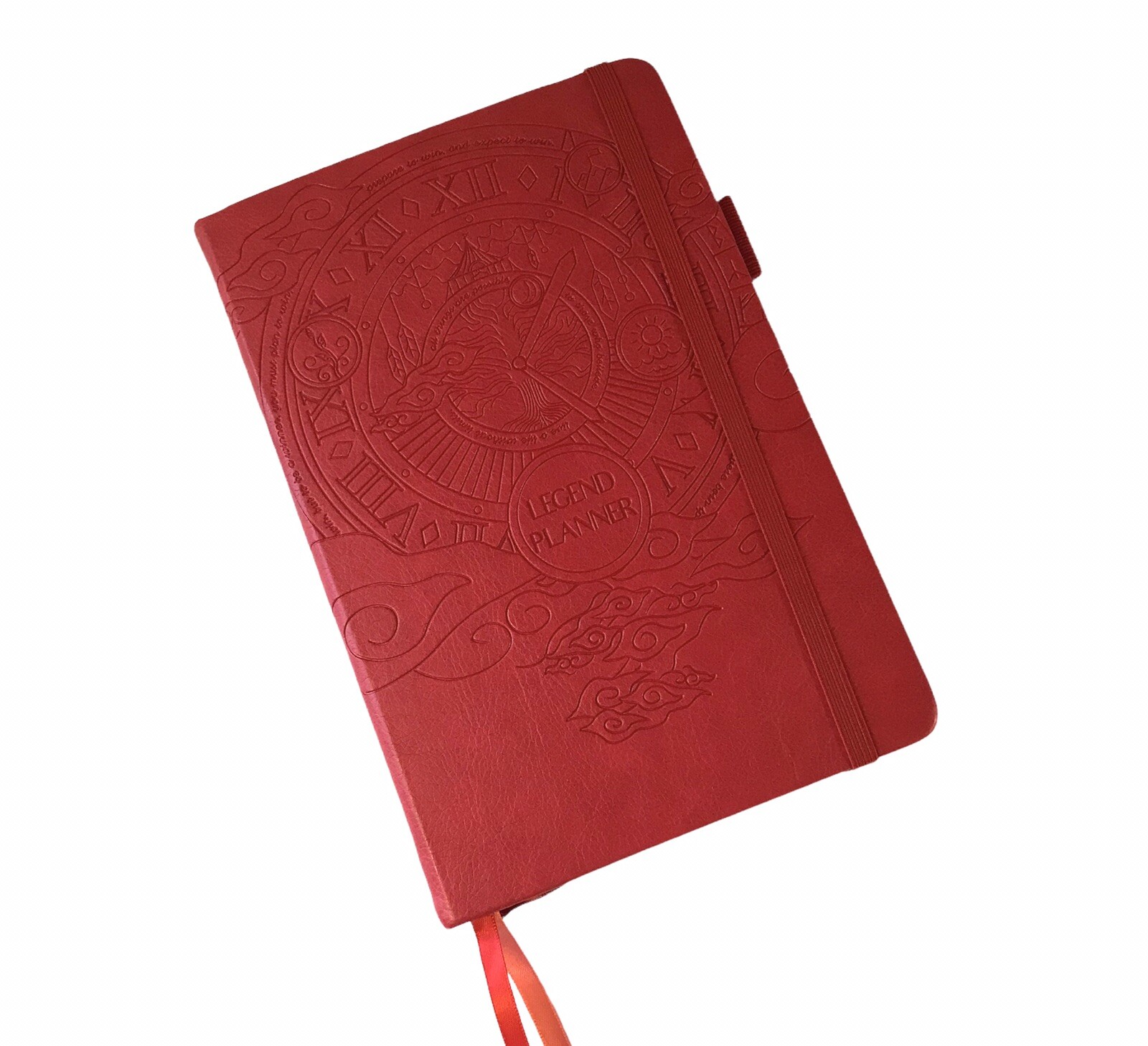 NEW Legend Planner Undated 1 Year Weekly Monthly Planner Rose Vegan Leather