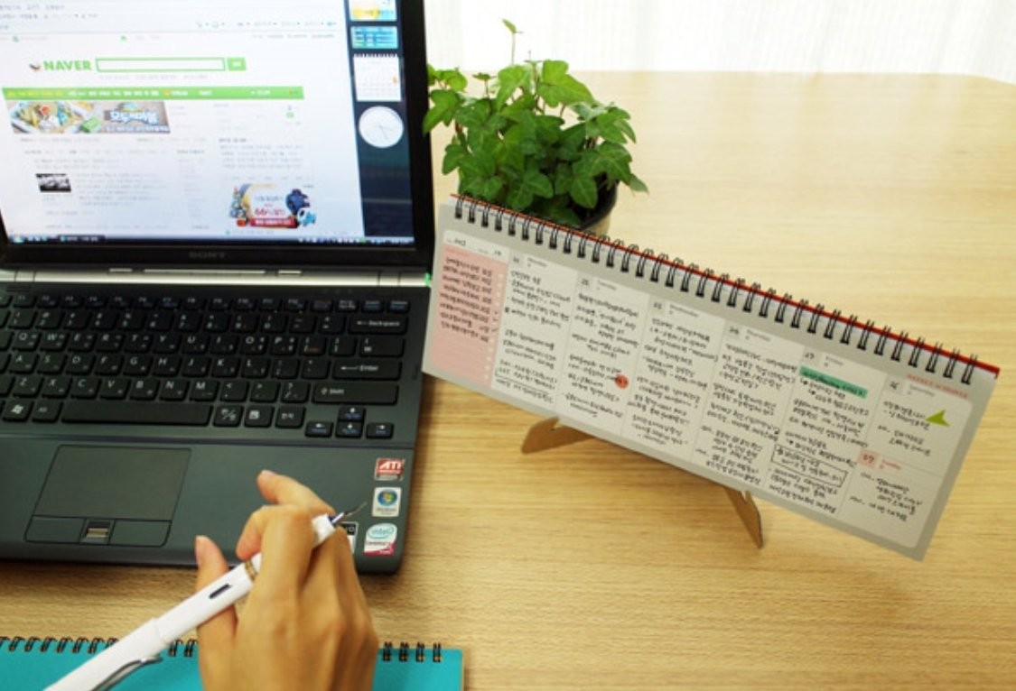 PAPERIAN Brilliant Weekly Scheduler – Wirebound Undated Planner Gray