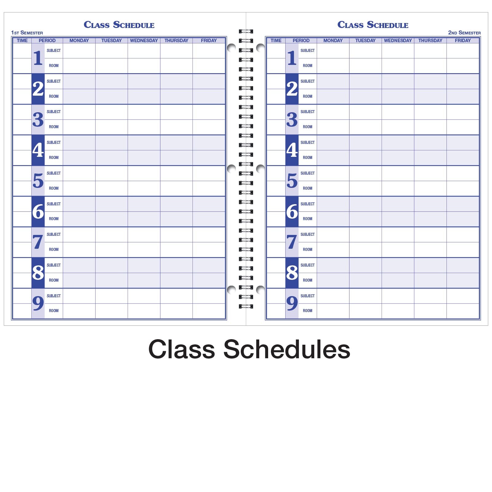 Ward Student Assignment Book 11 x 8 1/2, Blue