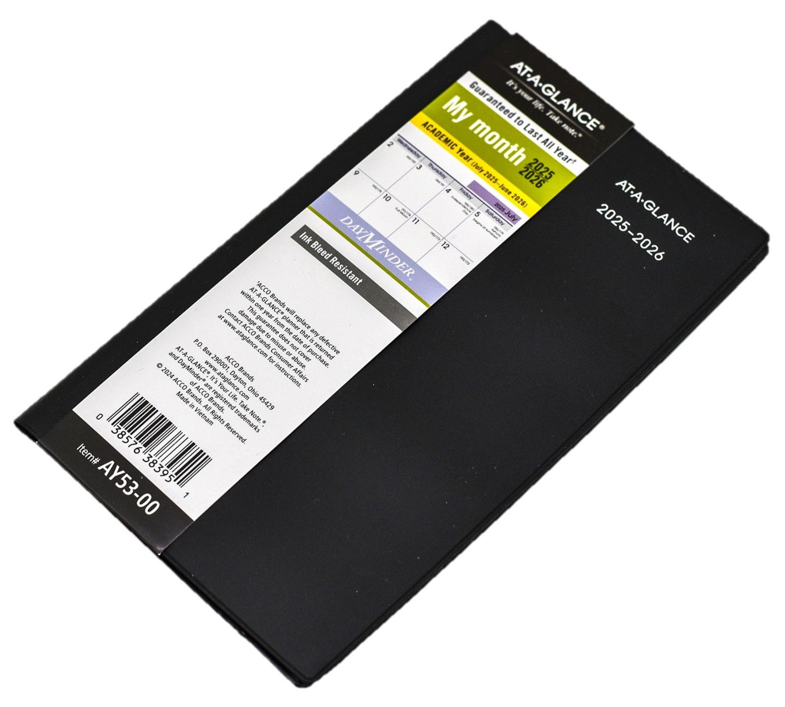 AT-A-GLANCE Jul25-Jun26 Mthly, DayMinder, 3-1/2″ x 6″, Pkt, (AY53-00)
