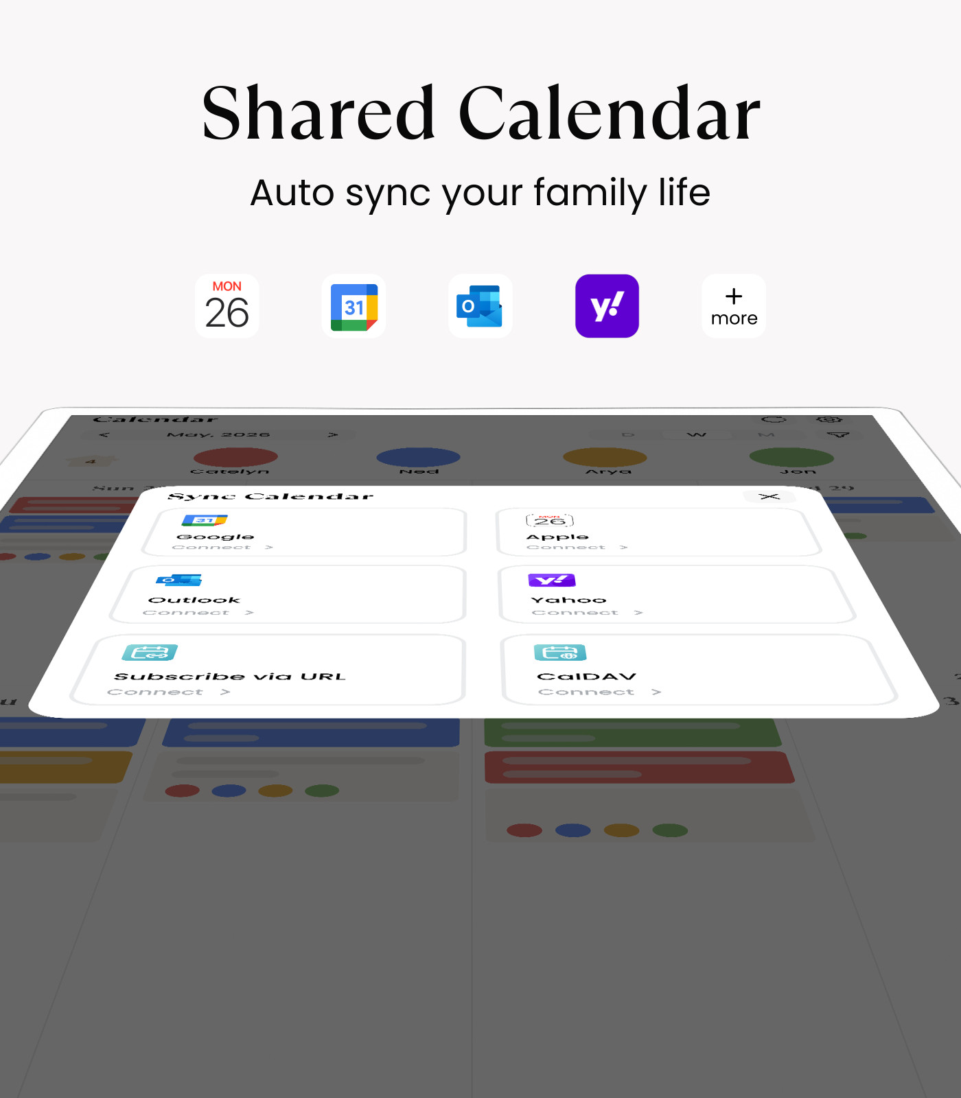 Open-Box Cozyla Calendar+ 2: 24″ Digital Calendar Wall Planner Touch Screen