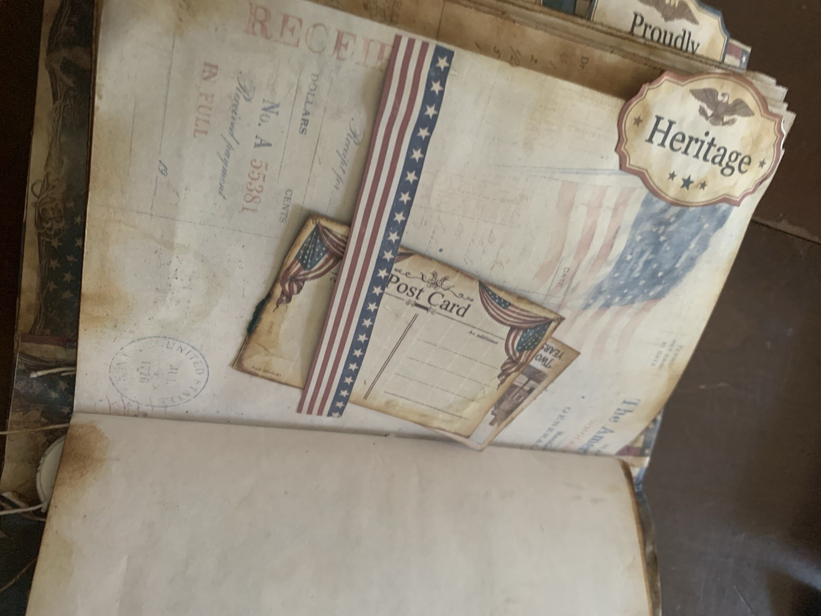 Junk Journal Patiotic 250th For Journals Or Pictures