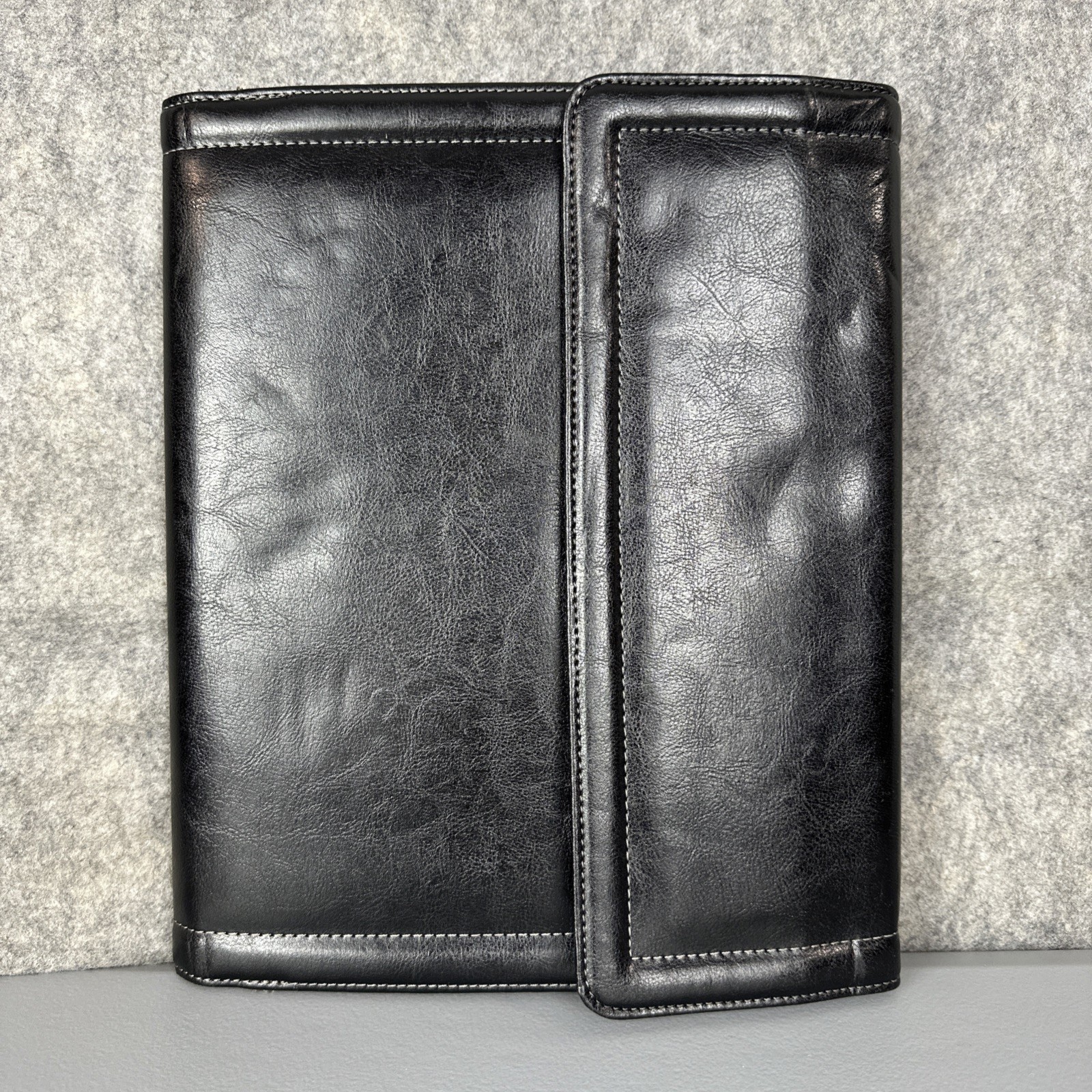 Samsonite Vinyl Tri-Fold Writing Pad, 10 1/2″ x 12 1/2″ Black Organizer Pouch