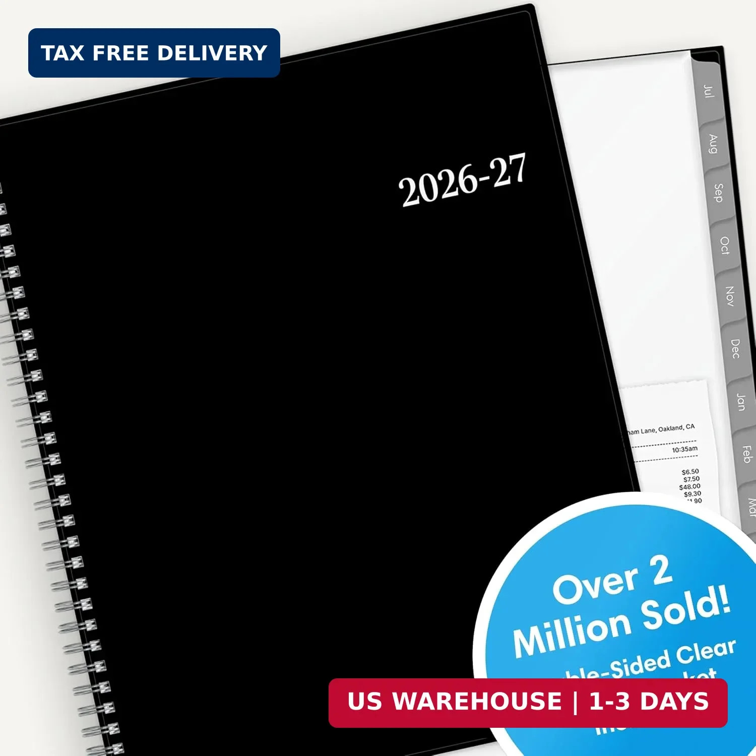 Blue Sky 2026-2027 Weekly and Monthly Academic Year Planner Calendar, July 2026