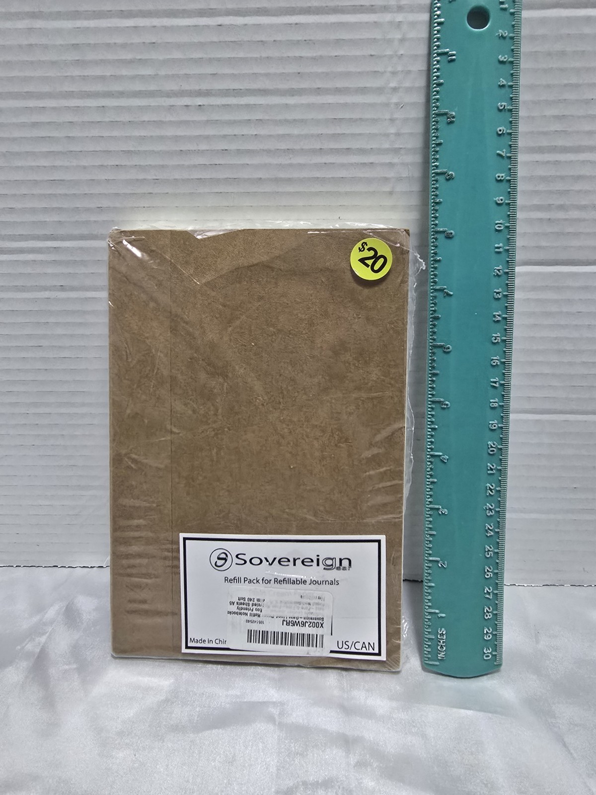 Sovereign-Gear Blank Paper Refill Refillable for Leather Journal –Eco Friendly A