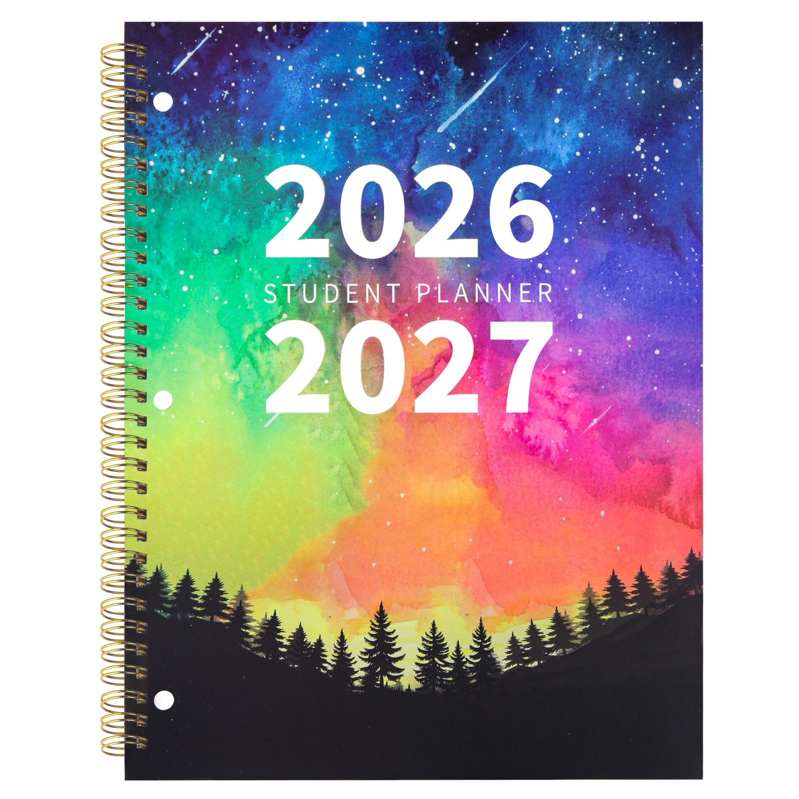 Student Planner 2026-2027 – Monthly and Weekly 8.2″ x 10.7″, Multicolor