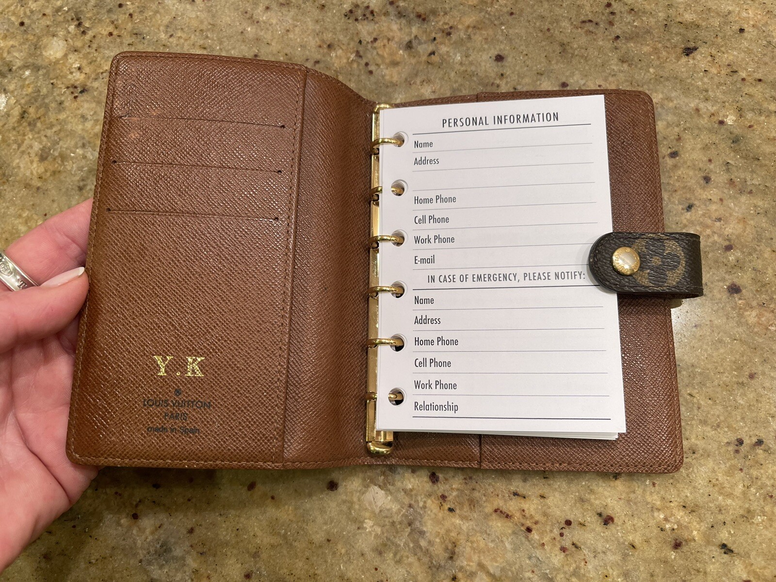 2024 Calendar FITS Louis Vuitton PM Small Agenda: Weekly Organizer+Filler Pages+