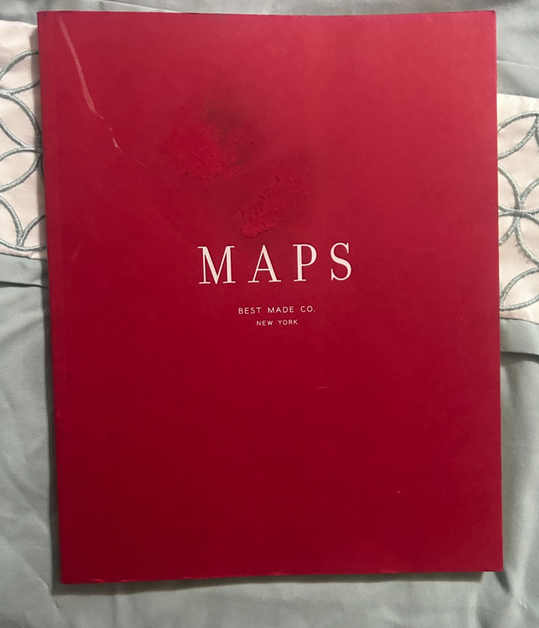 Best Made Co NY – MAPS Notebook, Red, Square Dotted, 160 Pages – READ