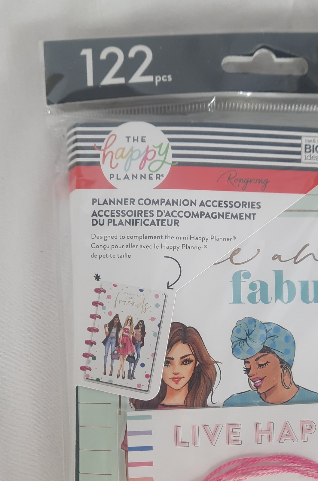 The Happy Planner Rongrong Planner Companion Accessories Lot Of 2 Size Kits 225